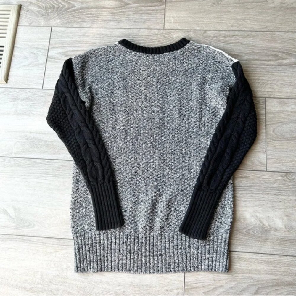 Bianca Nygard Cable Knit Patchwork Pullover Sweat… - image 14